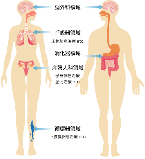 医療応用適用範囲